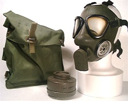 Swedish M51 GasMask SKYDDSMASK-51 Gas Mask and Filter - M-51