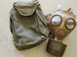 French Military ANP first generation M51 Gas Mask Respirator Circa 1950s