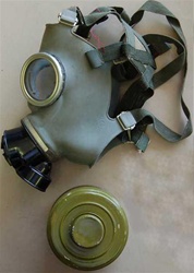 Bulgarian Military MC-1 Gas Mask Respirator - Circa 1960s