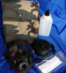 Unissued Polish Military Maskpol MP5 Gas Mask and Filter for sale