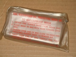 military water retardant gas mask bag