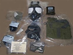 Unissued U.S. M40A1 Field Protective Gas Mask Complete w/ Accessories