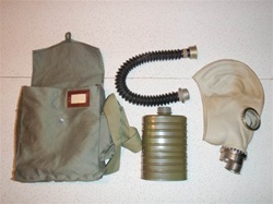 Polish Army OM14 Gas Mask and Filter