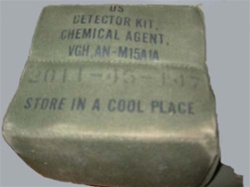 U.S. Army VGH AN-M15A1A Chemical Detector Kit