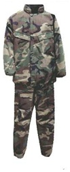 Complete U.S. G.I. Chemical Protective Carbon Suit, Glove & Boots - Camo