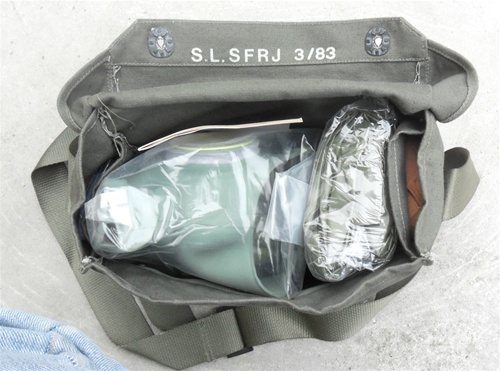 Serbian/Yugoslavian JNA Army Gas Mask Personal Protection Kit