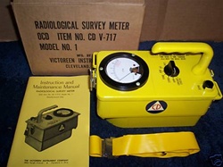 survey radiological meter cd defense model civilian featured surplus